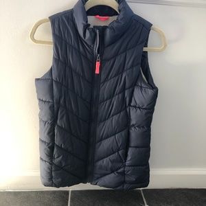 Old Navy Solid Blue Puffer Vest - Girls' XL (14)